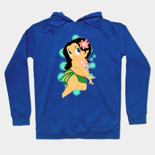 Tiki Girl Hoodie by scoffin